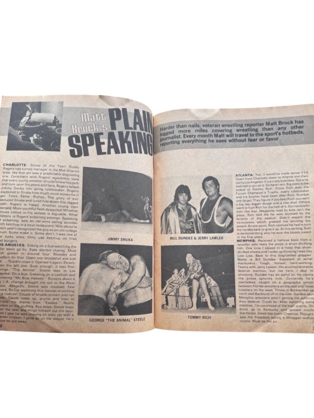 Inside Wrestling Victory Sports Putski Backlund Heenan Snuka Patera Nov 1979 WWF - Picture 10 of 12